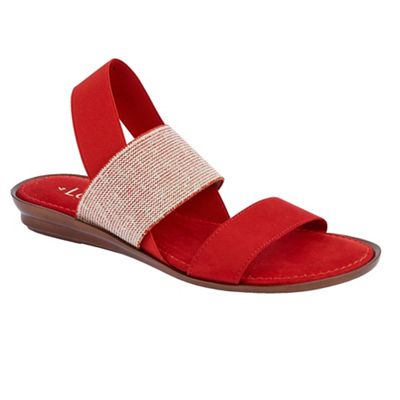 Red 'Visco' sandals